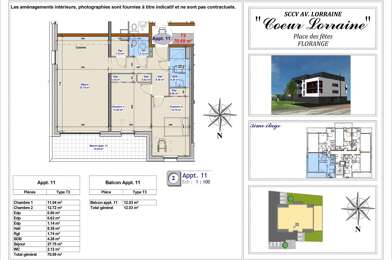 Appartement 3 pièces 256000 €
