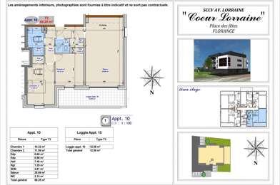 Appartement 3 pièces 240000 €