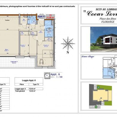 Appartement 3 pièces 247000 €