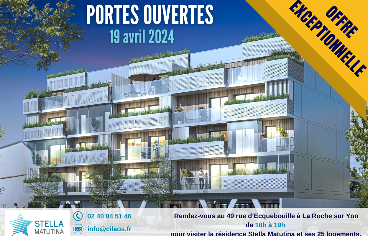 appartement 38 m2 à construire à La Roche-sur-Yon (85000)