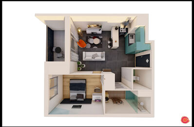 appartement 2 pièces 43 m2 à vendre à Albi (81000)