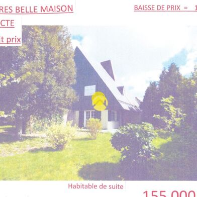 Maison 10 pièces 155000 €