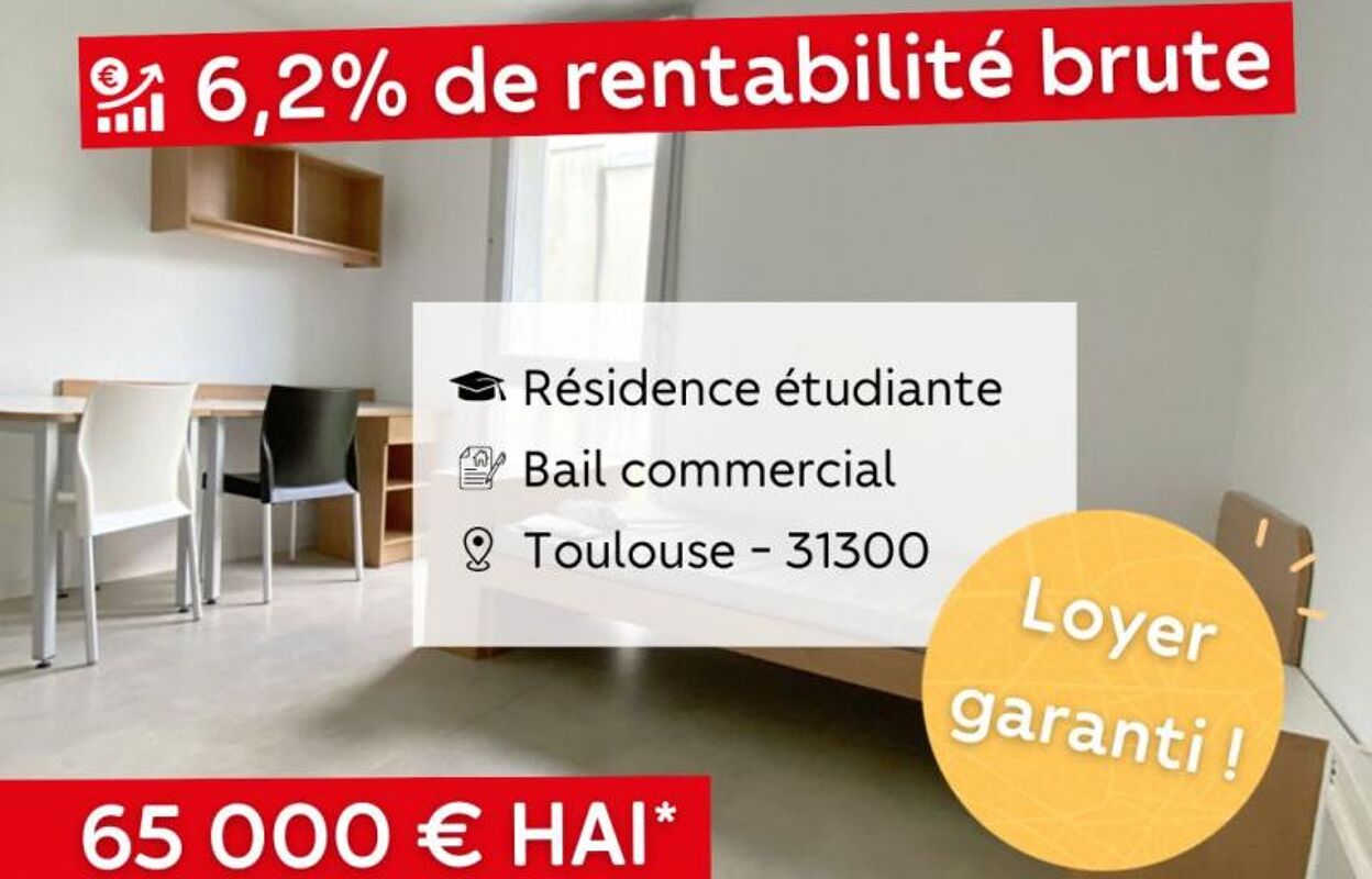 appartement 1 pièces 20 m2 à vendre à Toulouse (31300)