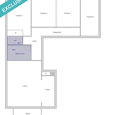 Appartement 5 pièces 68 m²