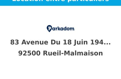 location garage 100 € CC /mois à proximité de Neuilly-sur-Seine (92200)