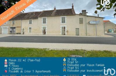 vente maison 28 000 € à proximité de Chapelle-Viviers (86300)