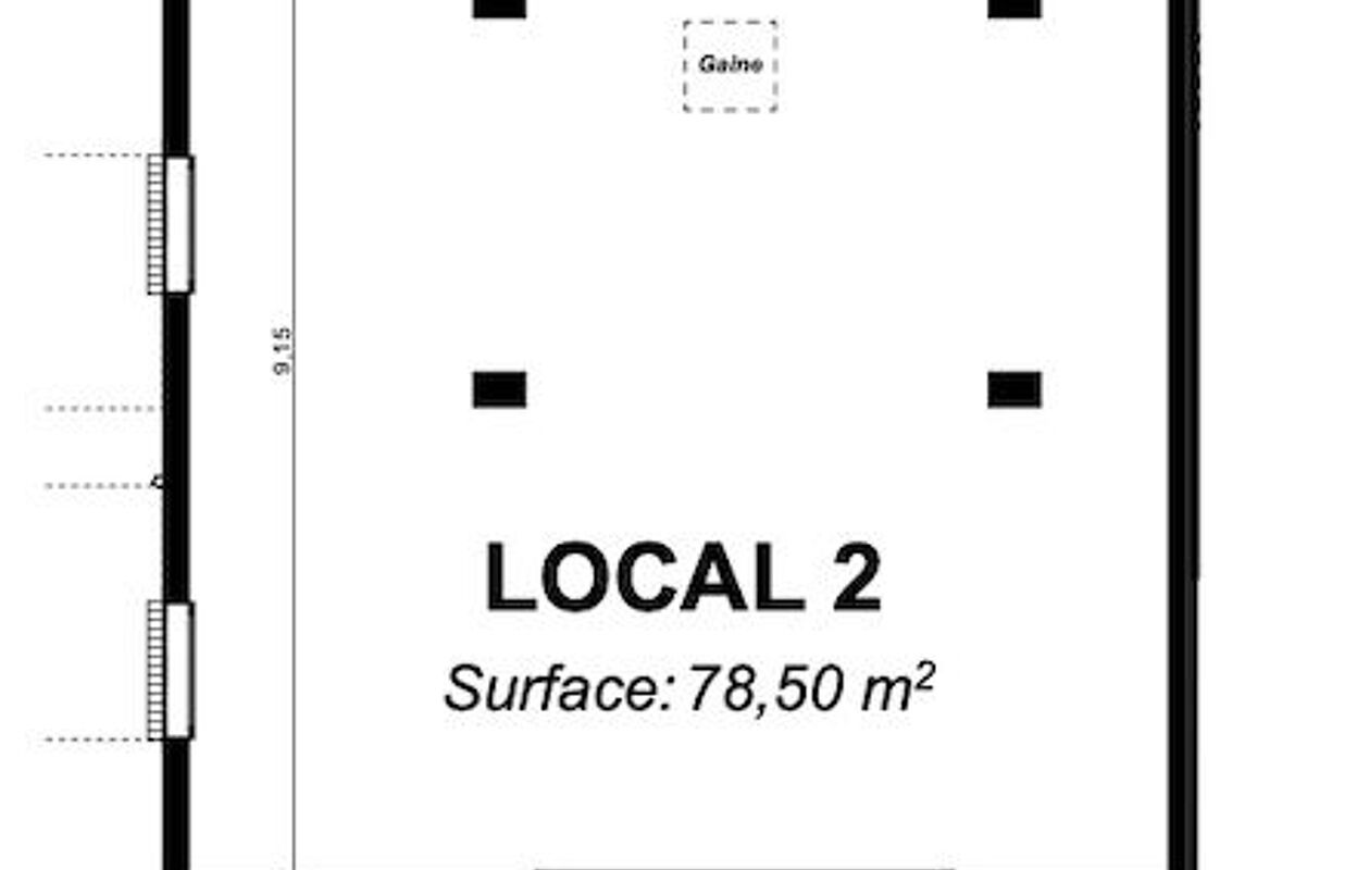 commerce  pièces 78 m2 à vendre à Ollioules (83190)