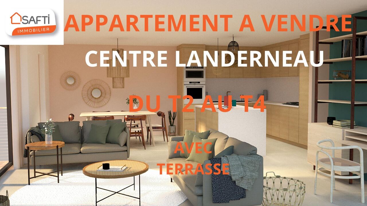appartement 3 pièces 70 m2 à vendre à Landerneau (29800)
