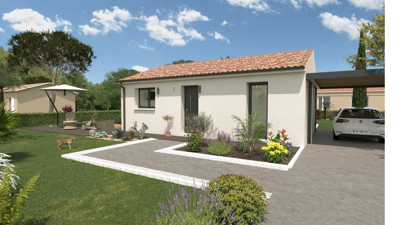 maison 60 m2 à construire à Toulenne (33210)