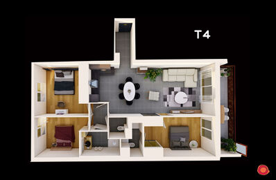 appartement 4 pièces 81 m2 à vendre à Albi (81000)