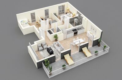 vente appartement 289 000 € à proximité de Quesnoy-sur-Deûle (59890)