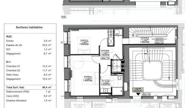 Appartement 3 pièces  à vendre Rochefort 17300