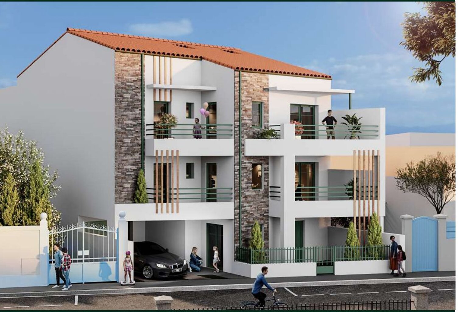 Appartement neuf à vendre – La Rochelle Quartier La Genette – T3 de 84 m² avec terrasse, ascenseur, livraison fin 2024 — photo 1
