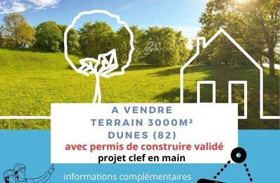 vente terrain 65 000 € à proximité de Saint-Vincent-Lespinasse (82400)