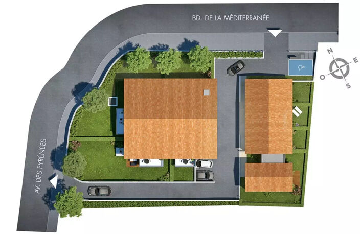 Vente programme neuf T2, T3 40 à 63 m² Frouzins (31270) — photo 3