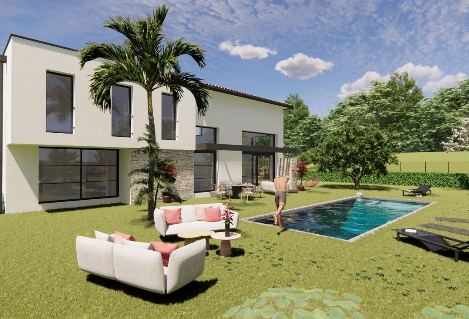 VILLA CONTEMPORAINE NEUVE — photo 1