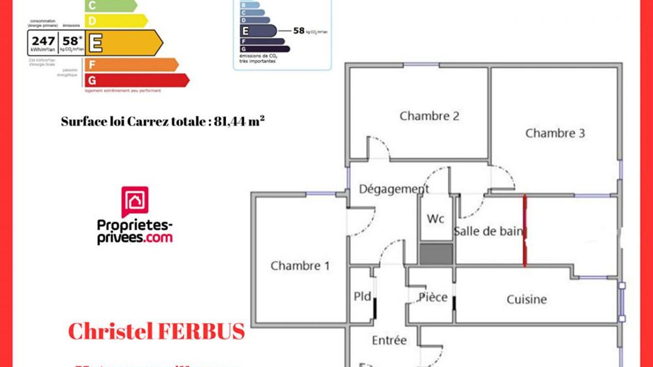 appartement 4 pièces 81 m2 à vendre à Clichy-sous-Bois (93390)