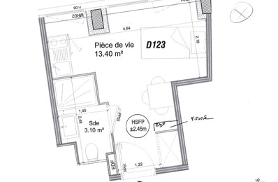 appartement 1 pièces 16 m2 à louer à Villeneuve-d'Ascq (59650)