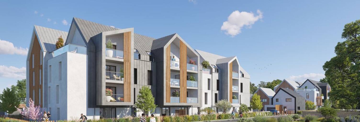 Appartement neuf T2, T3 Pièce 40 à 61 m² à vendre à Pleurtuit (35730)