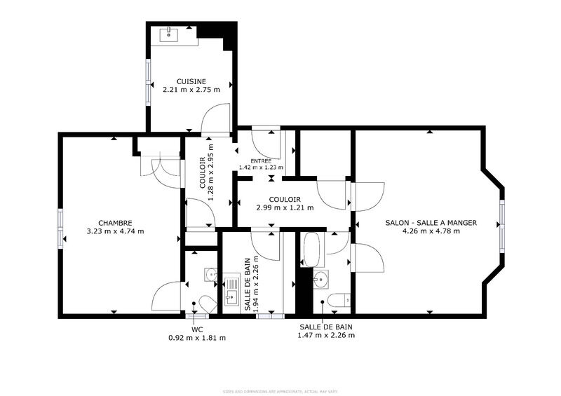 Appartement a louer chatillon - 4 pièce(s) - 97 m2 - Surfyn