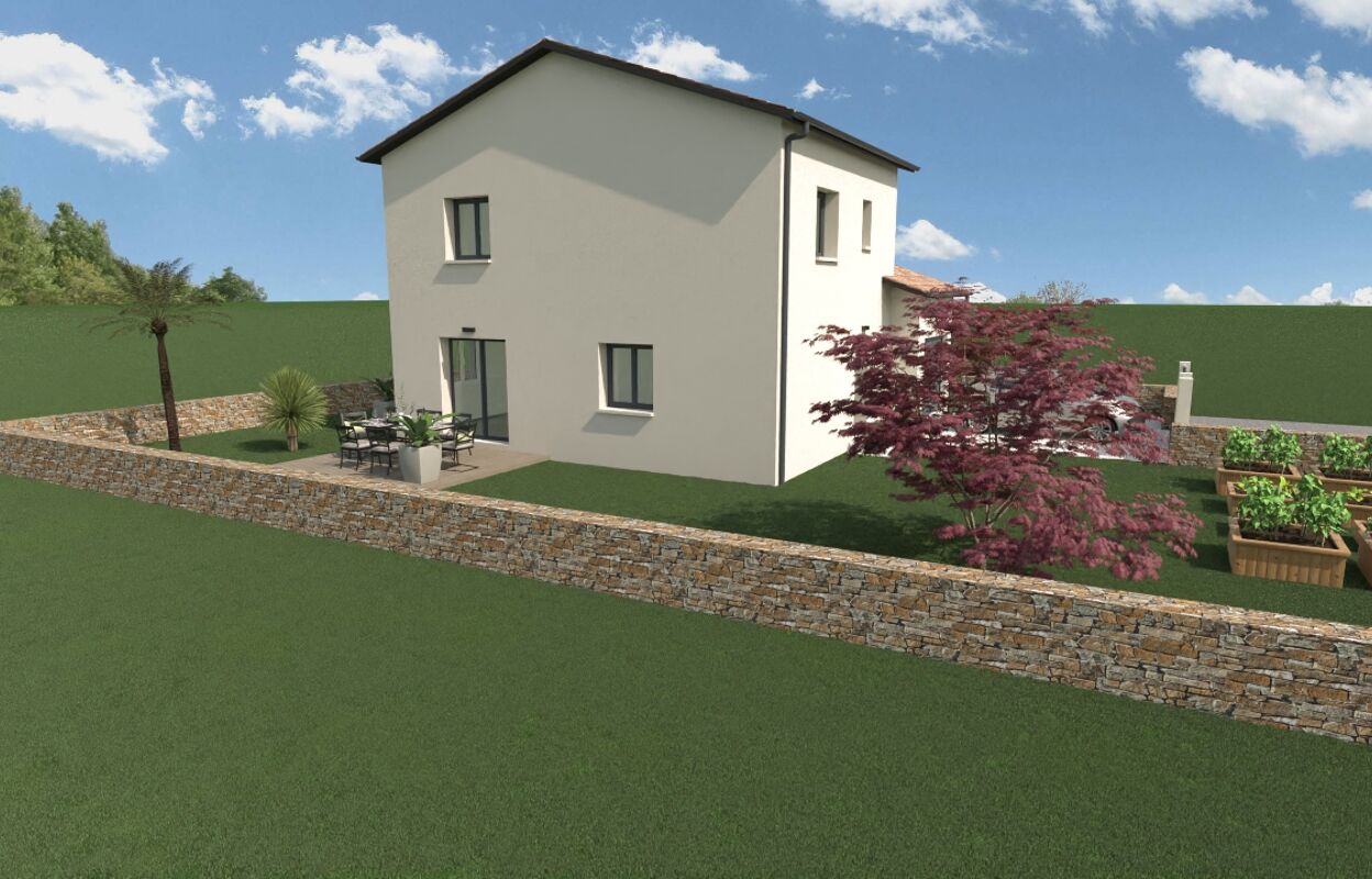 maison 90 m2 à construire à Lantignié (69430)