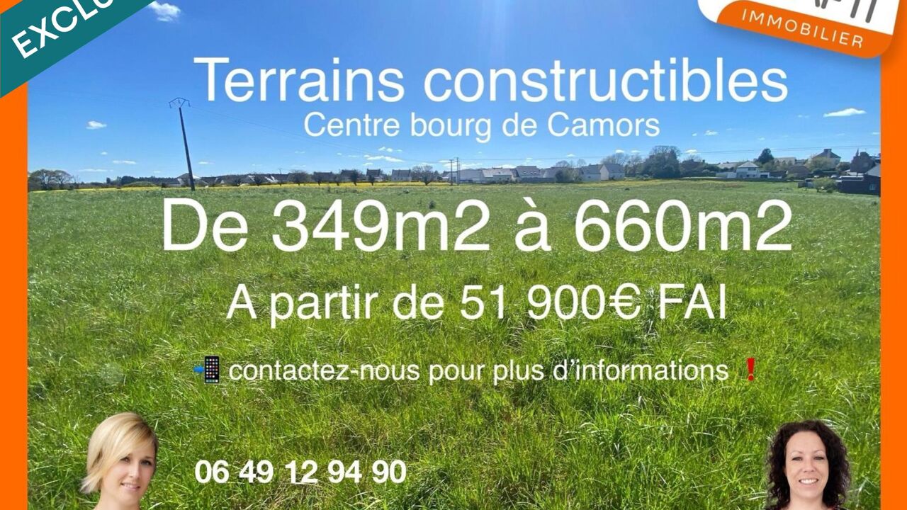 terrain  pièces 387 m2 à vendre à Camors (56330)