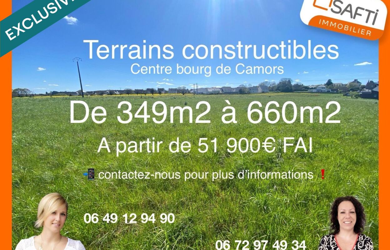 terrain  pièces 387 m2 à vendre à Camors (56330)