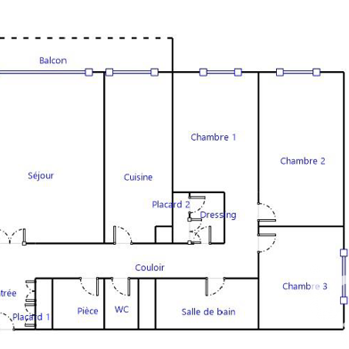 Appartement 4 pièces 79 m²