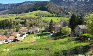 Terrain  1981 m² à vendre à Saint-Martin-en-Vercors (26420)