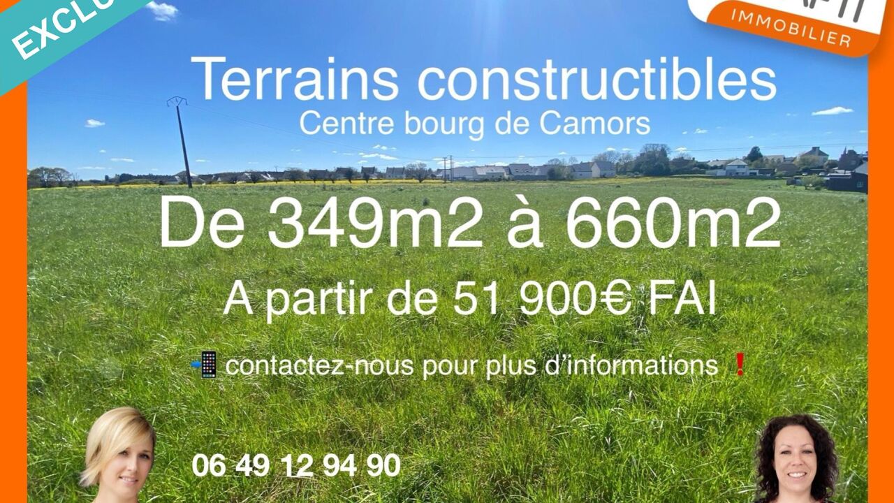 terrain  pièces 407 m2 à vendre à Camors (56330)