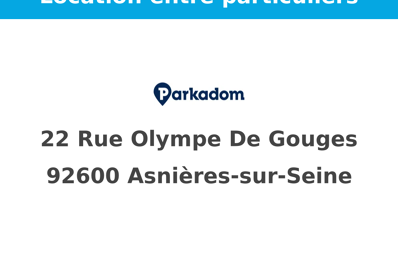 location garage 120 € CC /mois à proximité de Asnières-sur-Seine (92600)