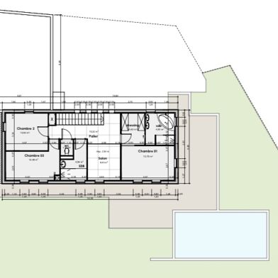 Terrain 650 m²