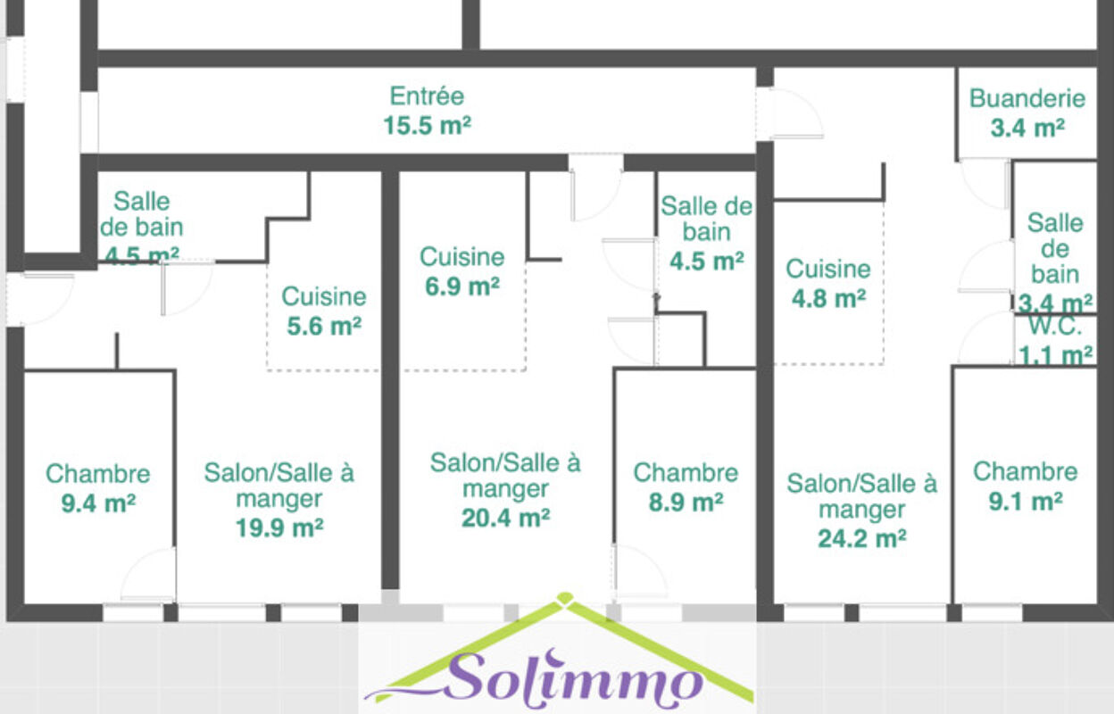 immeuble  pièces 175 m2 à vendre à Les Abrets en Dauphiné (38490)