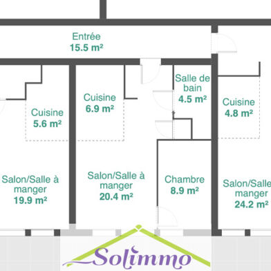 Immeuble 175 m²