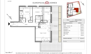 Appartement 4 Pièces 87 m² à vendre à Geneston (44140)