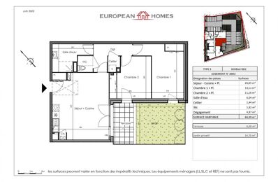 vente appartement 239 900 € à proximité de Machecoul-Saint-Même (44270)