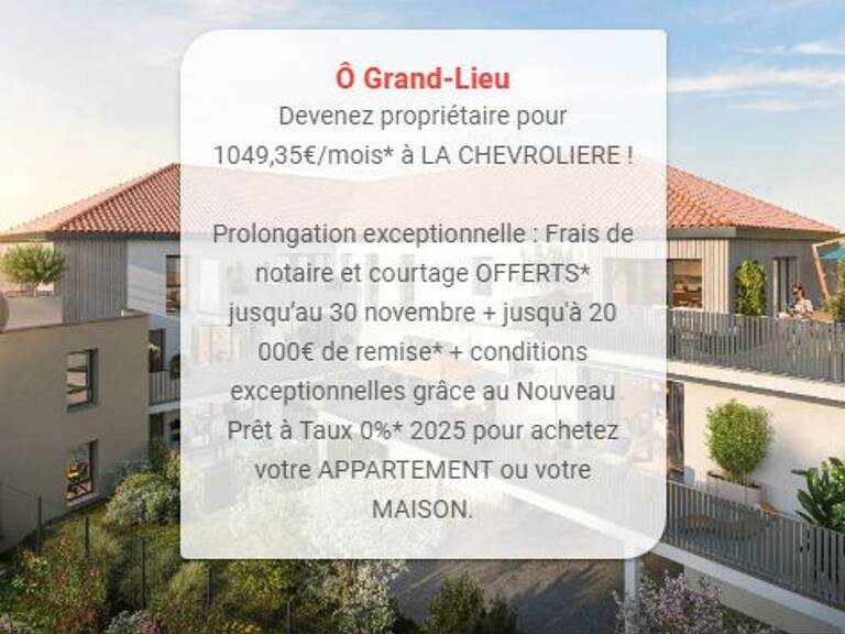 Appartement La Chevroliere 3 pièce(s) 68 m2 — photo 1