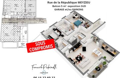 vente appartement 220 000 € à proximité de Dagneux (01120)