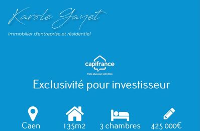 maison 5 pièces 135 m2 à vendre à Caen (14000)