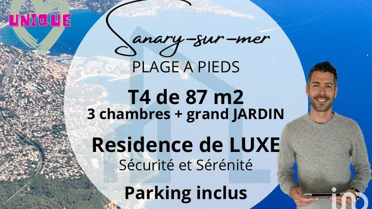 appartement 4 pièces 87 m2 à vendre à Sanary-sur-Mer (83110)