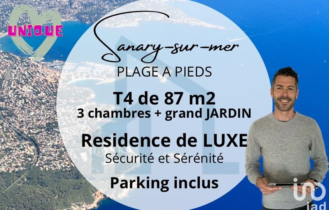 appartement 4 pièces 87 m2 à vendre à Sanary-sur-Mer (83110)