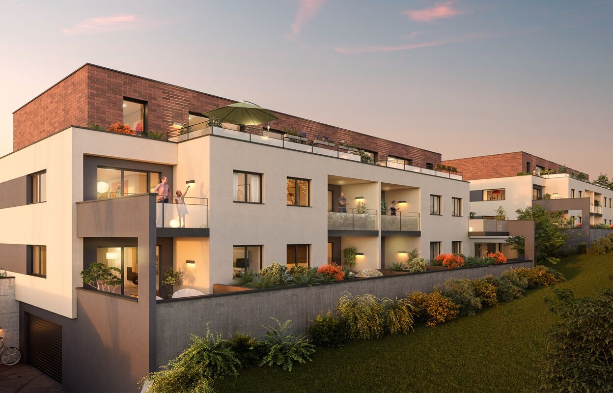 appartement neuf T2, T3, T4 pièces 57 à 90 m2 à vendre à Brunstatt (68350)