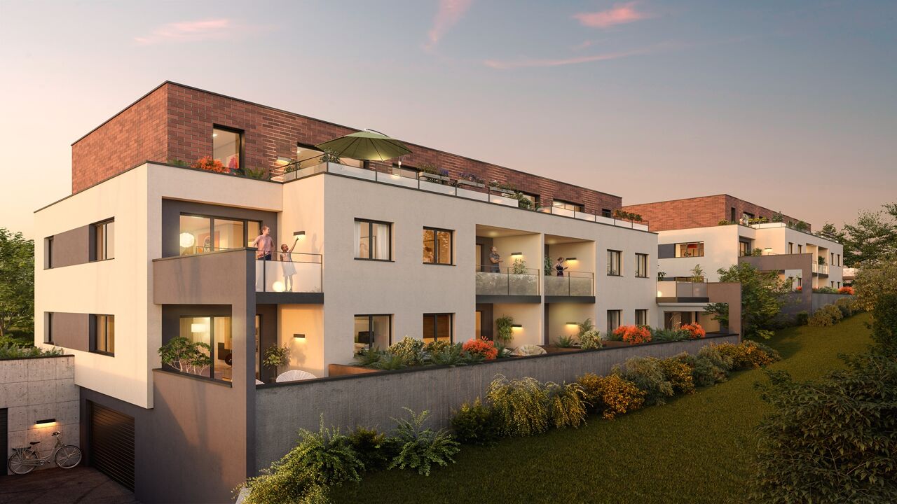 appartement neuf T2, T3, T4 pièces 57 à 90 m2 à vendre à Brunstatt (68350)