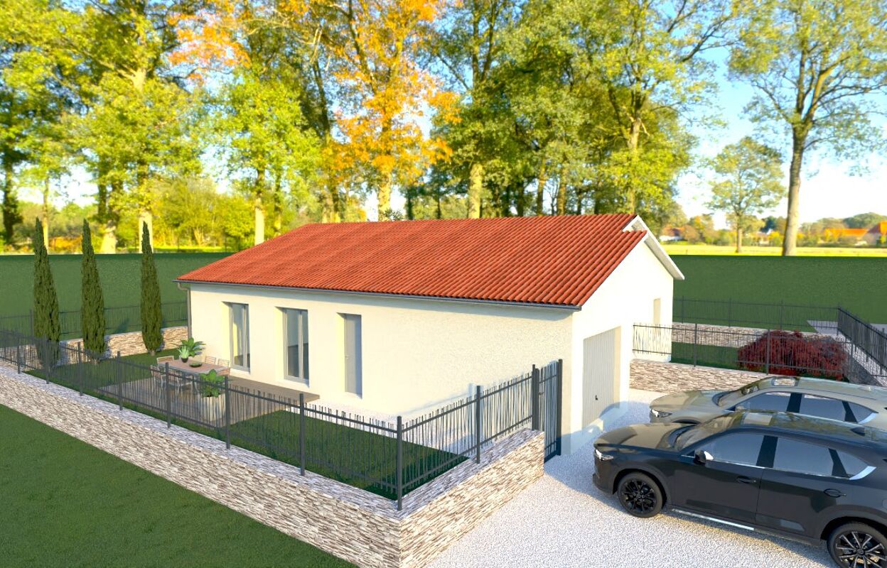 maison 90 m2 à construire à Saint-Trivier-sur-Moignans (01990)