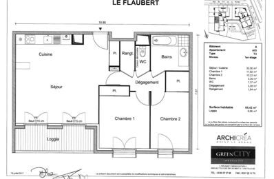 location appartement 985 € CC /mois à proximité de Le Mée-sur-Seine (77350)