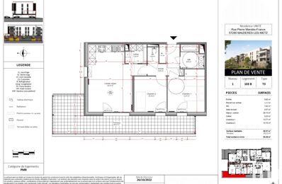 vente appartement 220 000 € à proximité de Saint-Julien-Lès-Metz (57070)