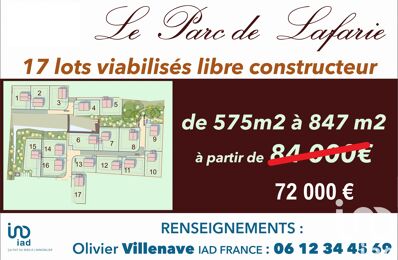 vente terrain 72 000 € à proximité de Onard (40380)