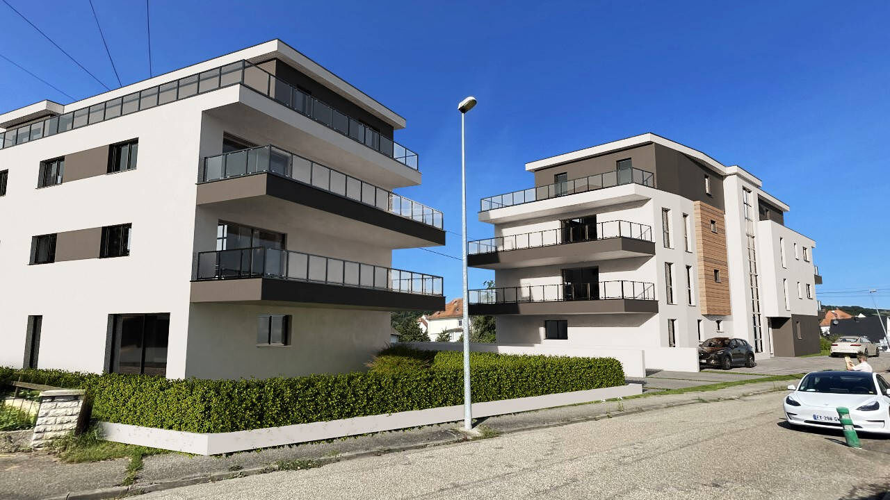 appartement neuf T2, T3, T4 pièces 68 à 79 m2 à vendre à Saverne (67700)