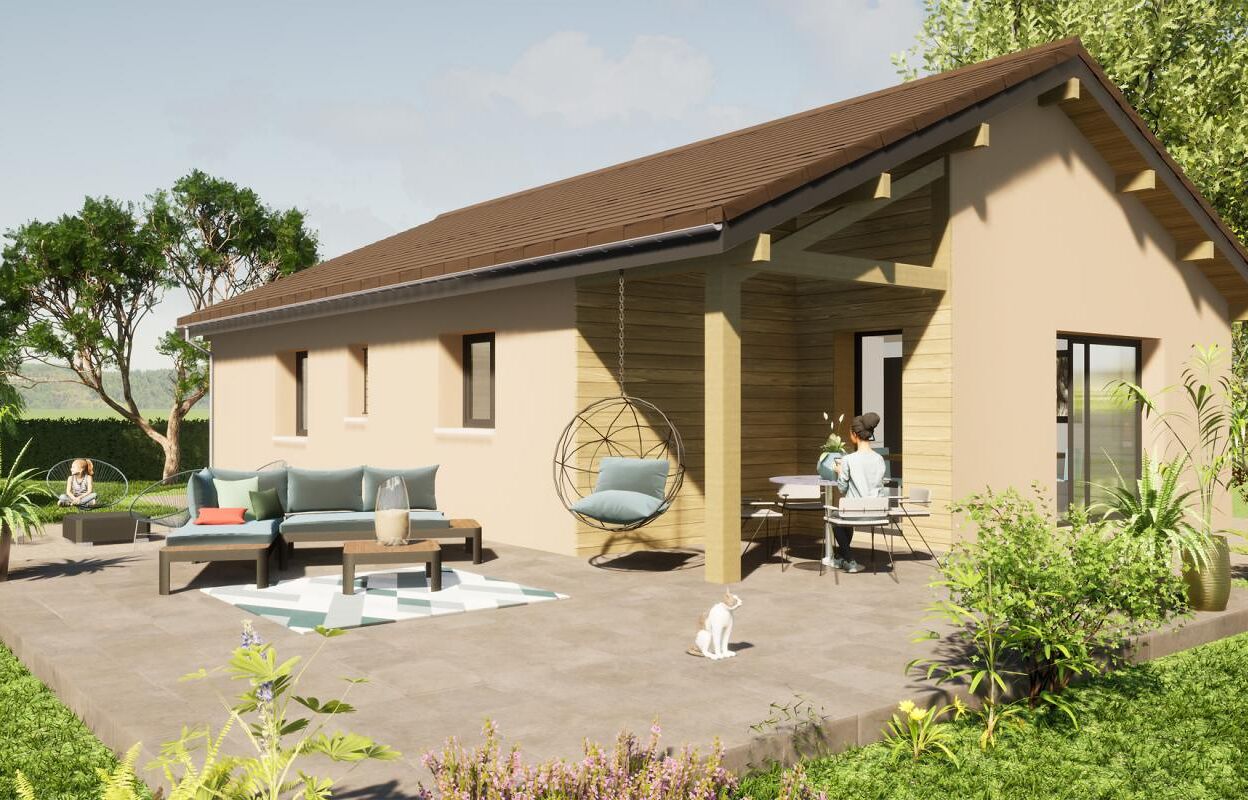 maison 90 m2 à construire à Vongnes (01350)