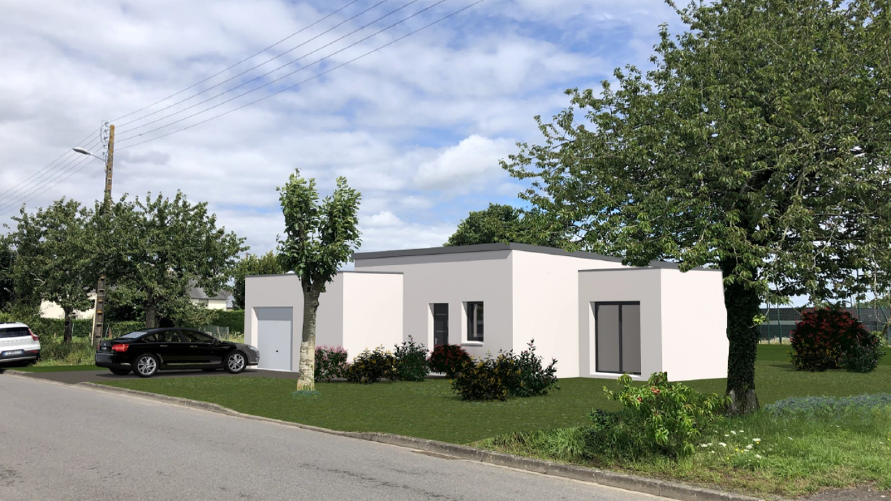 maison 79 m2 à construire à Campénéac (56800)